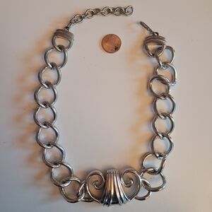 Elegant Silver Chain Necklace